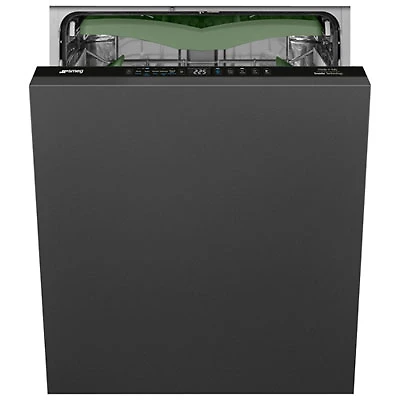 Smeg 24" 42dB Built-In Dishwasher with Stainless Steel Tub & Third Rack (DW8610) - Panel Ready
