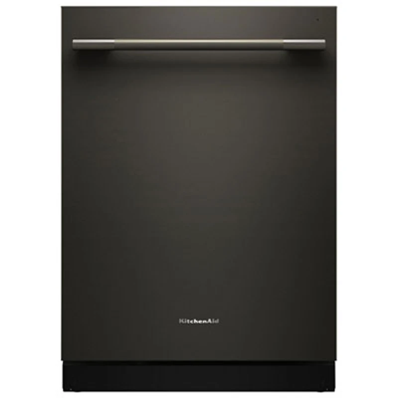 KitchenAid 24" 44dB Built-In Dishwasher w/ Stainless Steel Tub & Third Rack (KDTS424SBE) - Black Ore
