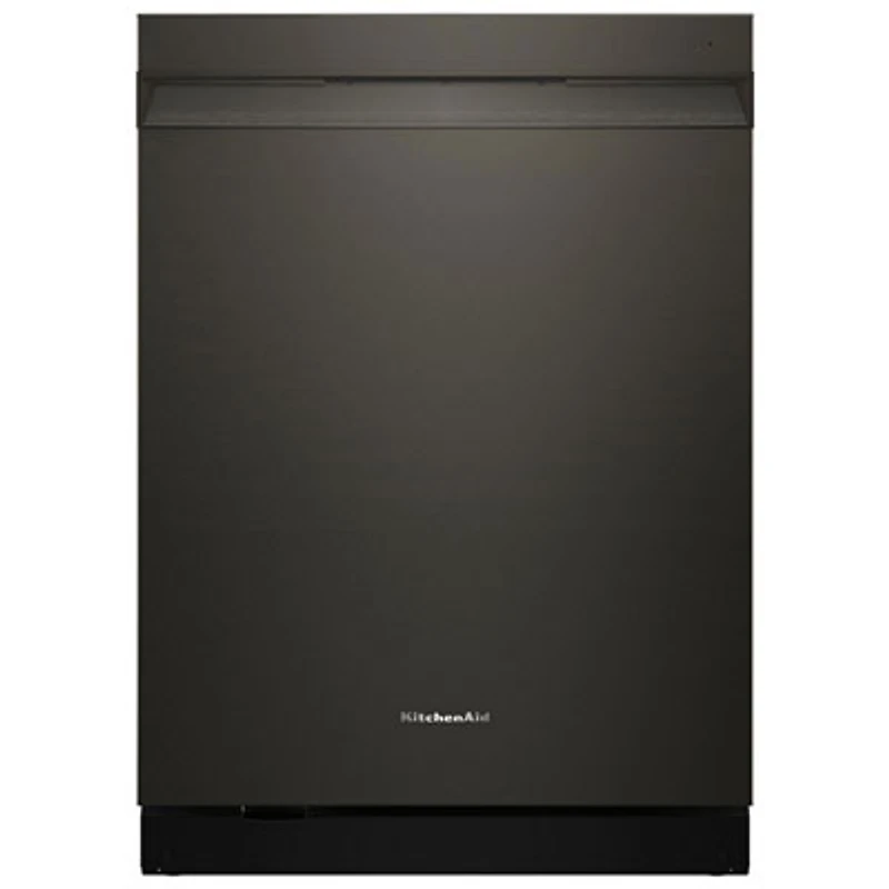 KitchenAid 24" 44dB Built-In Dishwasher w/ Stainless Steel Tub & Third Rack (KDPS724SBE) - Black Ore