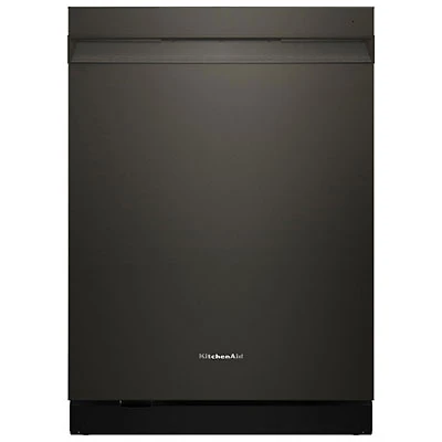 KitchenAid 24" 44dB Built-In Dishwasher w/ Stainless Steel Tub & Third Rack (KDPS624SBE) - Black Ore