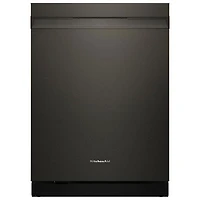 KitchenAid 24" 44dB Built-In Dishwasher w/ Stainless Steel Tub & Third Rack (KDPS624SBE) - Black Ore