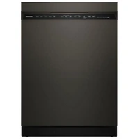 KitchenAid 24" 44dB Built-In Dishwasher w/ Stainless Steel Tub & Third Rack (KDFS424SBE) - Black Ore