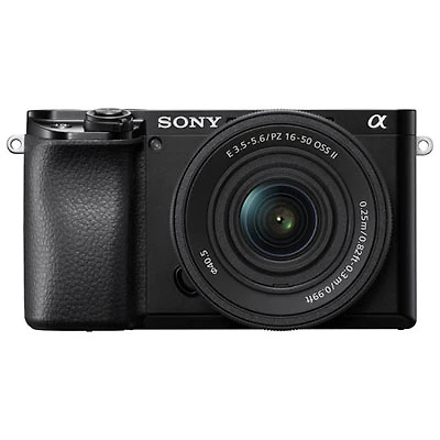 Open Box - Sony Alpha 6100 APS-C Mirrorless Camera with 16-50mm Lens Kit - Black