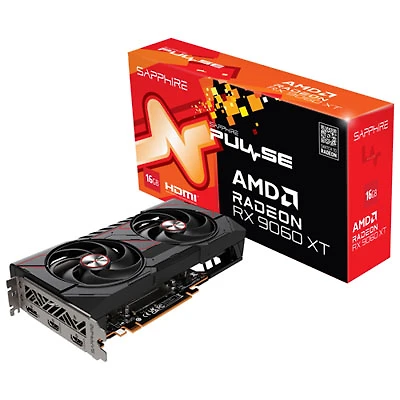 Sapphire Pulse AMD Radeon RX 9060 XT 16GB GDDR6 Video Card