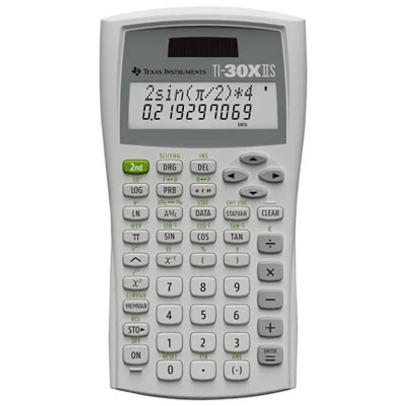Texas Instruments TI-30XIIS Scientific Calculator - White