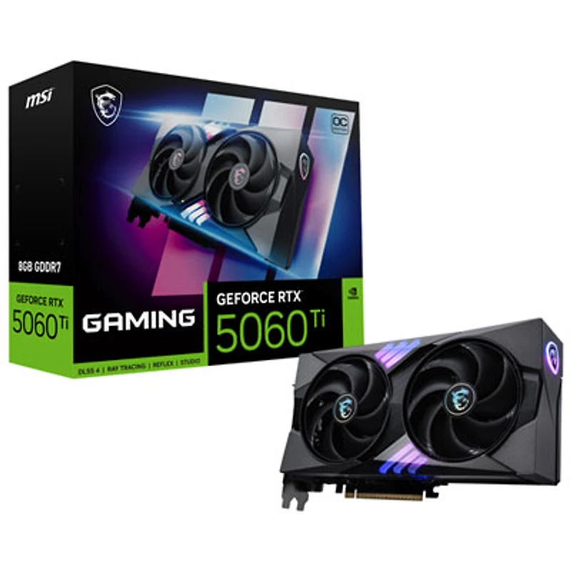 MSI GeForce RTX 5060 Ti Gaming Trio OC 8GB GDDR7 Video Card