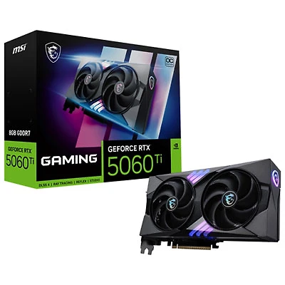 MSI GeForce RTX 5060 Ti Gaming Trio OC 8GB GDDR7 Video Card