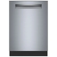 Bosch 500 Series 24" 44dB Built-In Dishwasher with Stainless Steel Tub & Third Rack (SHP55DM5N) - Stainless