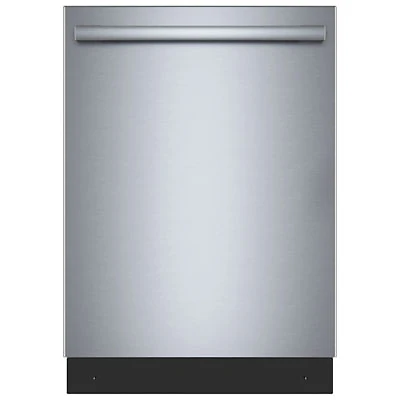 Bosch 300 Series 24" 46dB Built-In Dishwasher with Stainless Steel Tub & Third Rack (SHX53DM5N) - Stainless