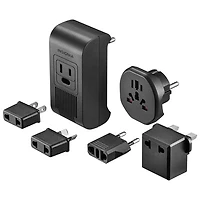 Insignia Travel Adapter and Converter - Black - Only at Best Buy