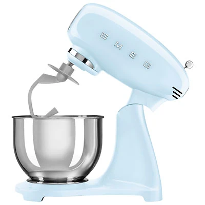 Smeg 50's Style Tilt-Head Stand Mixer - 5Qt - 800-Watt- Blue