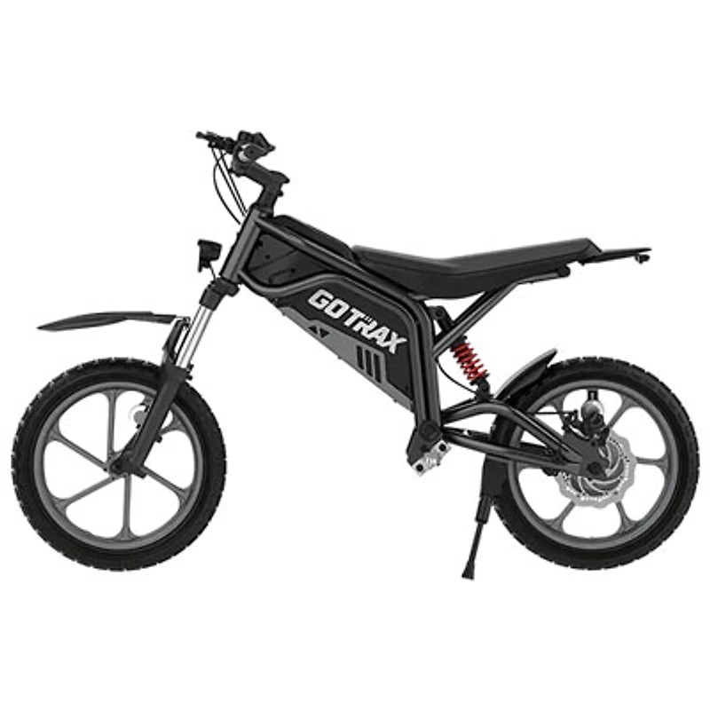 Gotrax Fitz Electric Dirt Bike (350W Motor/25km Battery Range/25km/h Top Speed) - Black