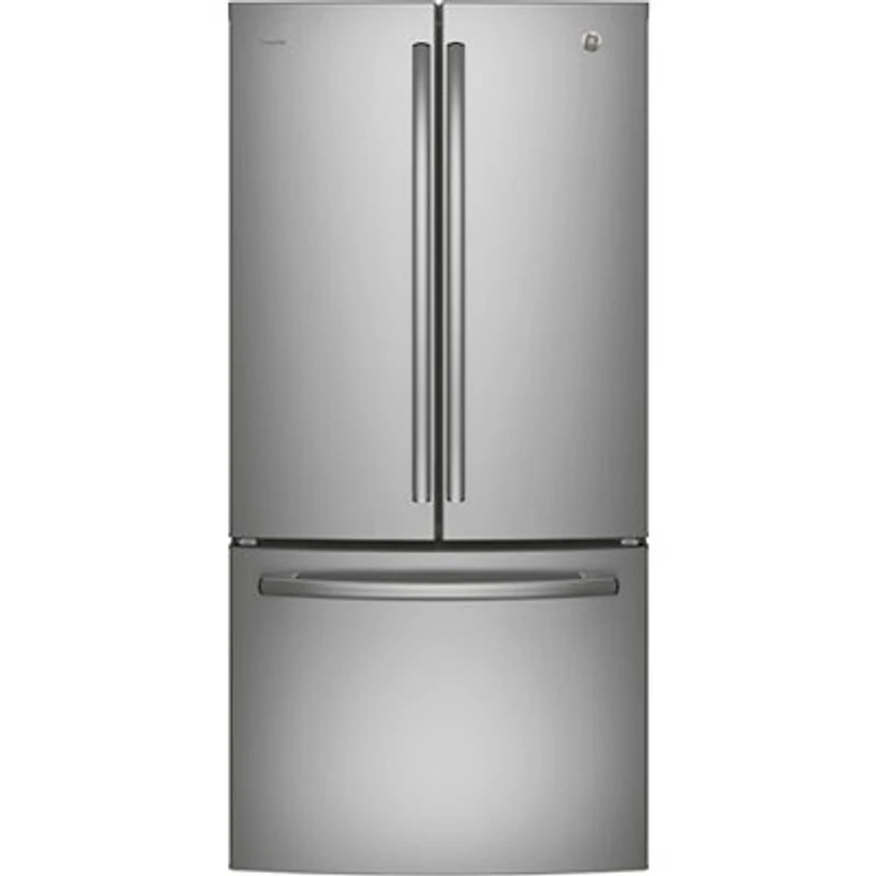 Open Box - GE 33" 25 Cu. Ft. French Door Refrigerator with Water & Ice Dispenser - SS - Perfect Condition