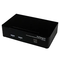 Open Box - Startech 2-Port USB Dual DisplayPort KVM Switch (SV231DPUA)