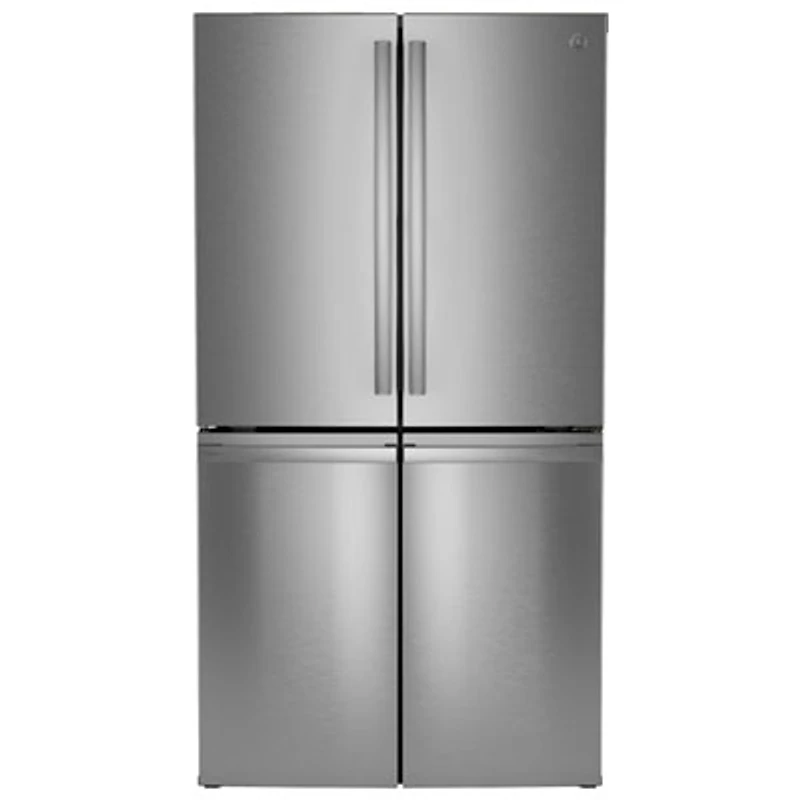 Profile 36" 28.4 Cu. Ft. 4-Door Refrigerator with Water Dispenser (PAD28BYTFS) - Stainless Steel