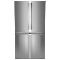 Profile 36" 28.4 Cu. Ft. 4-Door Refrigerator with Water Dispenser (PAD28BYTFS) - Stainless Steel
