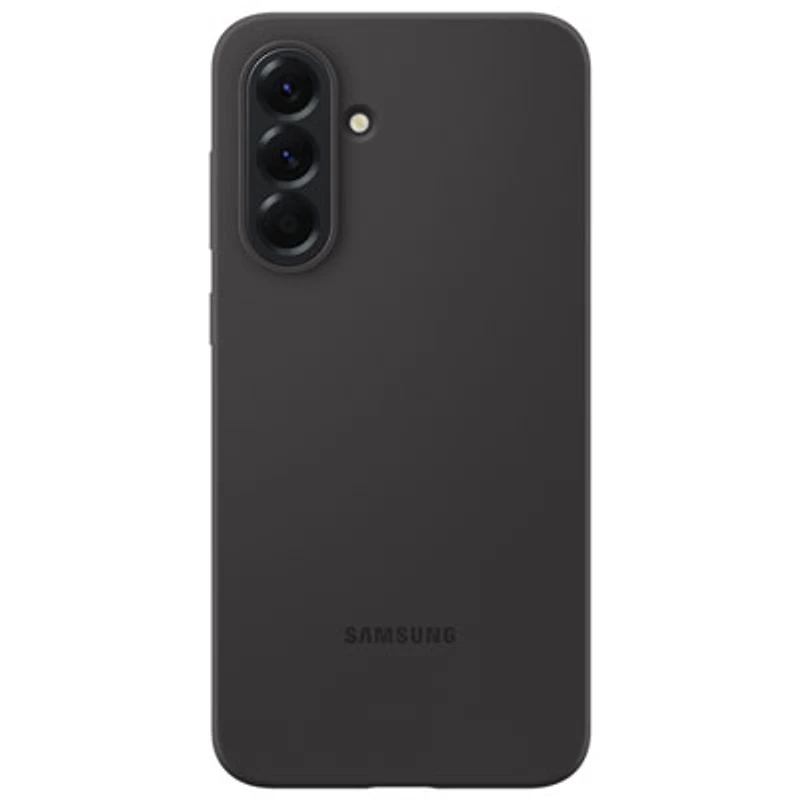 Samsung Silicone Fitted Soft Shell Case for Galaxy A56 - Black