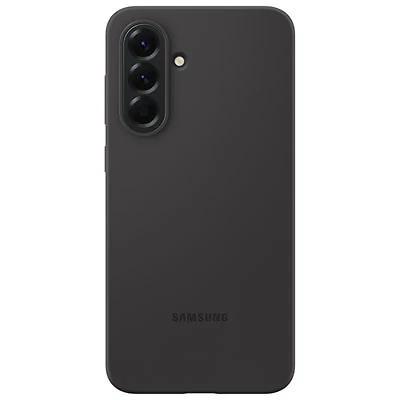Samsung Silicone Fitted Soft Shell Case for Galaxy A56 - Black