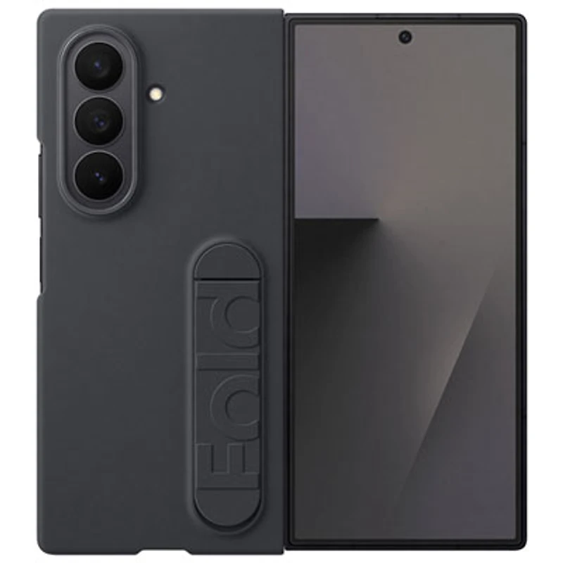 Samsung Silicone Case with Stand for Galaxy Z Fold7 - Black