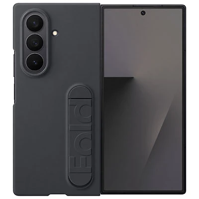 Samsung Silicone Case with Stand for Galaxy Z Fold7 - Black