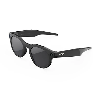 Oakley Meta HSTN Glasses with AI, Photo, Video, Audio & Voice Assistant - Black/ Prizm Black Polarized
