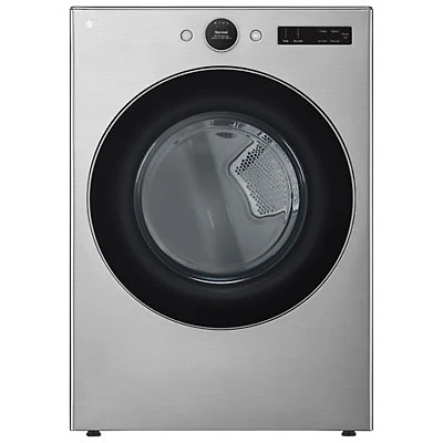 Open Box - LG 7.4 Cu. Ft. Gas Steam Dryer (DLGX5501V) - Graphite Steel - Scratch & Dent