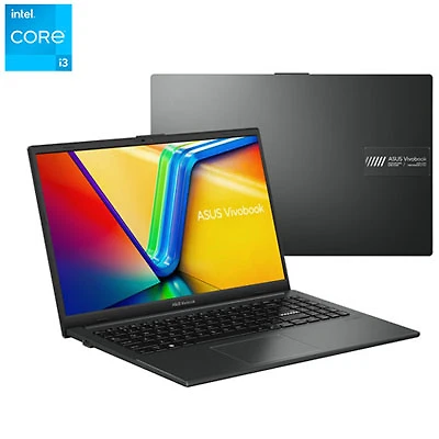 ASUS Vivobook Go 15.6" Laptop - Mixed Black (Intel Core i3-N305/8GB RAM/512GB SSD/Windows 11)