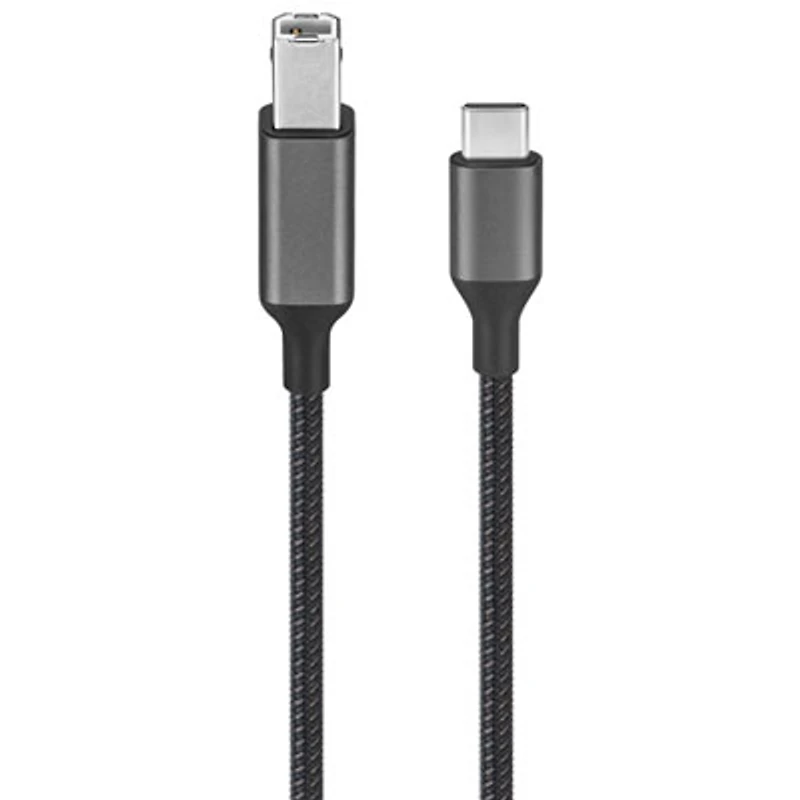 Insignia 0.91m (3 ft.) USB-B to USB-C Cable (NS-DCC2B26-C) - Only at Best Buy