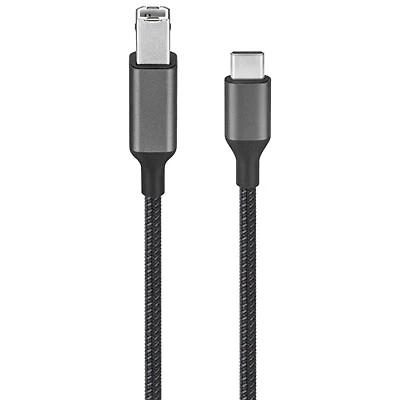 Insignia 0.91m (3 ft.) USB-B to USB-C Cable (NS-DCC2B26-C) - Only at Best Buy