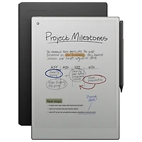 reMarkable Paper Pro 11.8" 64GB Paper Tablet with Marker Plus Pen & Leather Folio Case - Black