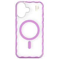 Ideal Of Sweden Frame Fitted Hard Shell Case with MagSafe for iPhone 17 - Pink/Clear