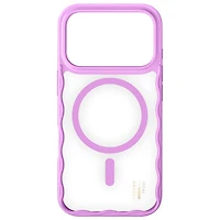 Ideal Of Sweden Frame Fitted Hard Shell Case with MagSafe for iPhone 17 Pro Max - Pink/Clear