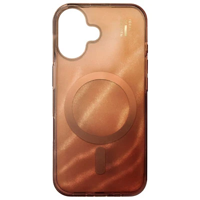 Ideal Of Sweden Glitter Glow Fitted Hard Shell Case with MagSafe for iPhone 17 - Mocha Mousse