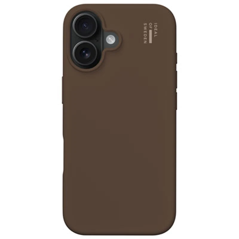 Ideal Of Sweden Silicone Fitted Soft Shell Case with MagSafe for iPhone 17 - Mocha Mousse