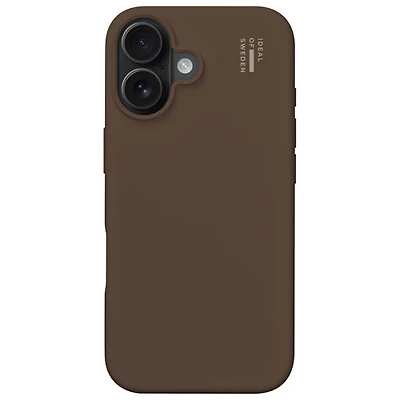 Ideal Of Sweden Silicone Fitted Soft Shell Case with MagSafe for iPhone 17 - Mocha Mousse