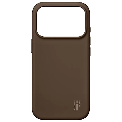 Ideal Of Sweden Silicone Fitted Soft Shell Case with MagSafe for iPhone 17 Pro Max - Mocha Mousse