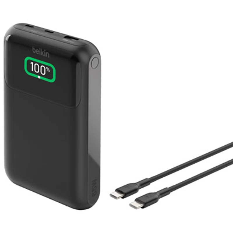 Belkin Boostcharge Pro 19200 mAh Triple USB Power Bank - Black