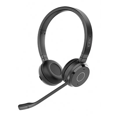 Open Box - Jabra Evolve 65 TE Stereo Bluetooth Wireless On-Ear Headset with Built-In Microphone (6699-833-309) - Black