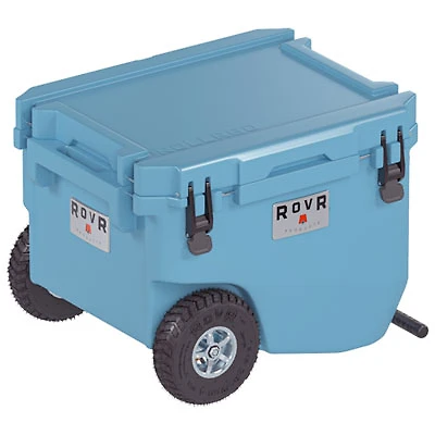 RovR RollR 56.8 L Hard Shell Sided Wheeled Cooler with Handle - South Pacific
