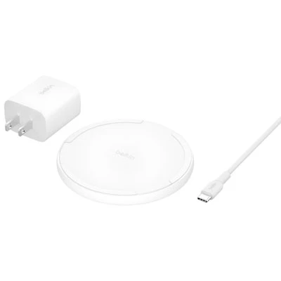 Belkin 15W Qi2 Wireless Charging Pad with MagSafe - White