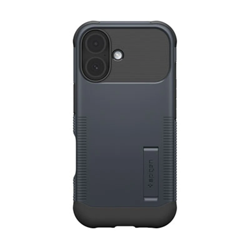 Spigen Slim Armor MagFit Fitted Hard Shell Case with Magnetic Ring for iPhone 17 - Metal Slate