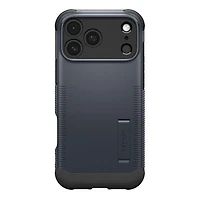 Spigen Slim Armor MagFit Fitted Hard Shell Case with Magnetic Ring for iPhone 17 Pro - Metal Slate