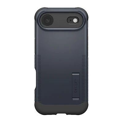 Spigen Slim Armor MagFit Fitted Hard Shell Case with Magnetic Ring for iPhone Air - Metal Slate