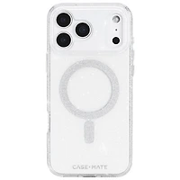 Case-Mate Fitted Hard Shell Case with MagSafe for iPhone 17 Pro Max - SheerTwinkle/Silver