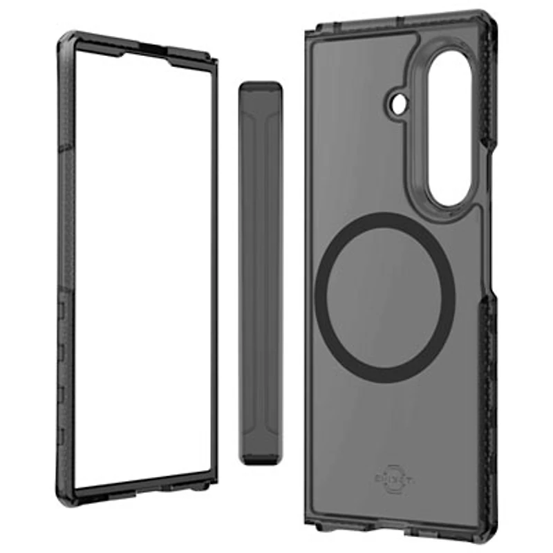 Itskins HYBRID_R Fitted Hard Shell Case for Samsung Galaxy Z Fold7 - Smoke Transparent
