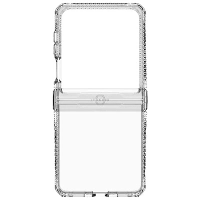 Itskins HYBRID_R Fitted Hard Shell Case for Samsung Galaxy Z Flip7 - Clear