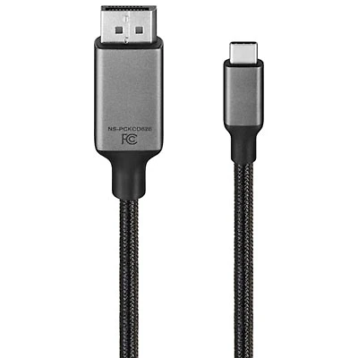 Insignia 2m (6 ft.) USB-C to 4K Ultra HD DisplayPort Cable (NS-PCKCD626-C) - Only at Best Buy