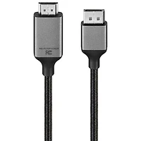 Insignia 1.8m (6ft) 4K DisplayPort to HDMI Cable - Black - Only at Best Buy