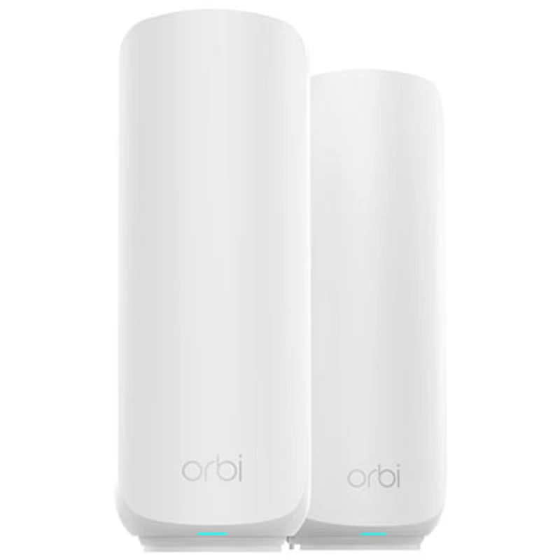 NETGEAR Orbi Whole Home Mesh Wi-Fi 7 System (RBE372-100CNS) - 2 Pack