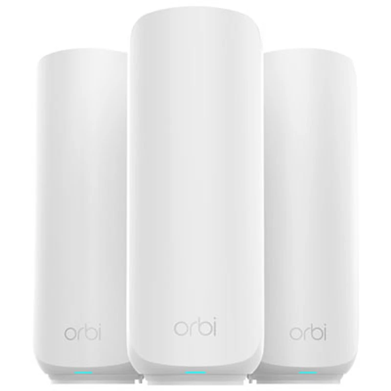 NETGEAR Orbi Whole Home Mesh Wi-Fi 7 System (RBE373-100CNS) - 3 Pack